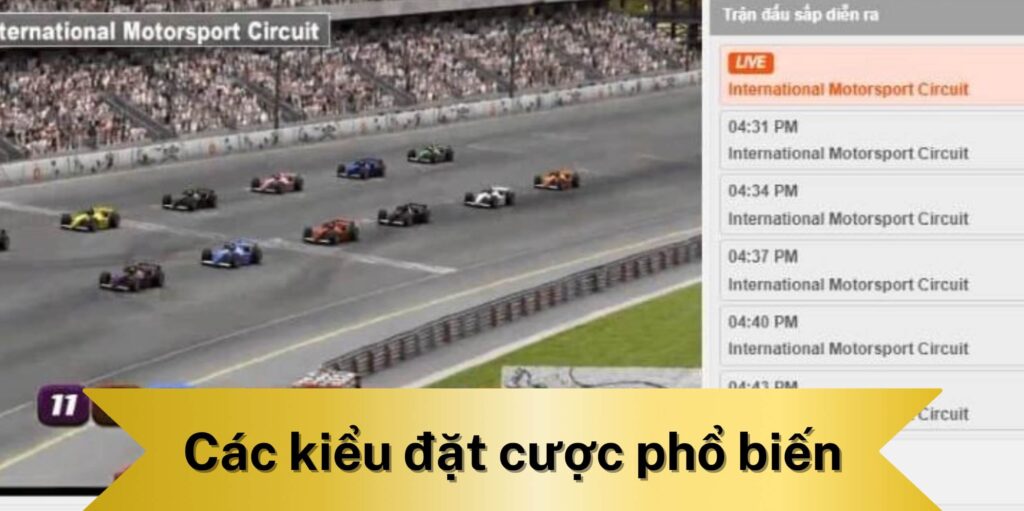 Các kiểu đặt cược phổ biến